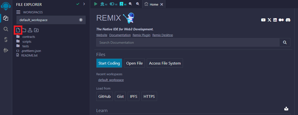 Screenshot of Remix